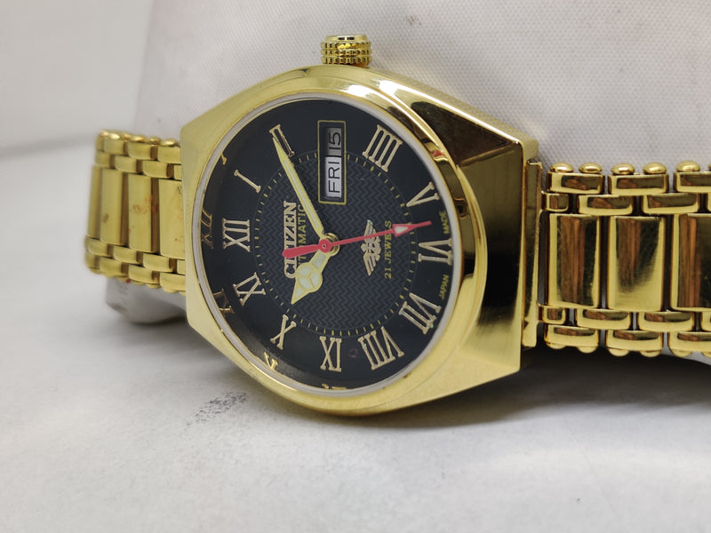 Citizen Automatic 8200 Movement stainless steel Japan Made 21 Jewels Men s Wrist Watch