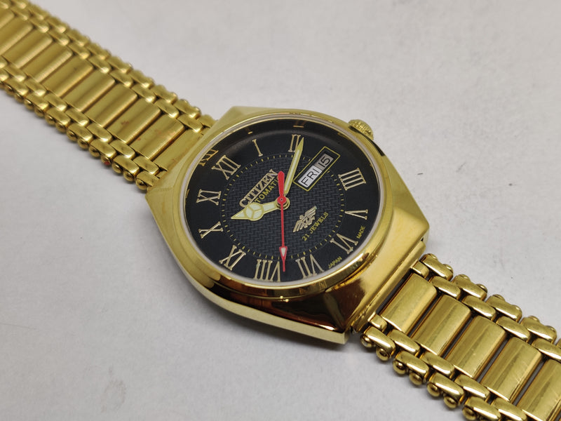 Citizen Automatic 8200 Movement stainless steel Japan Made 21 Jewels Men s Wrist Watch