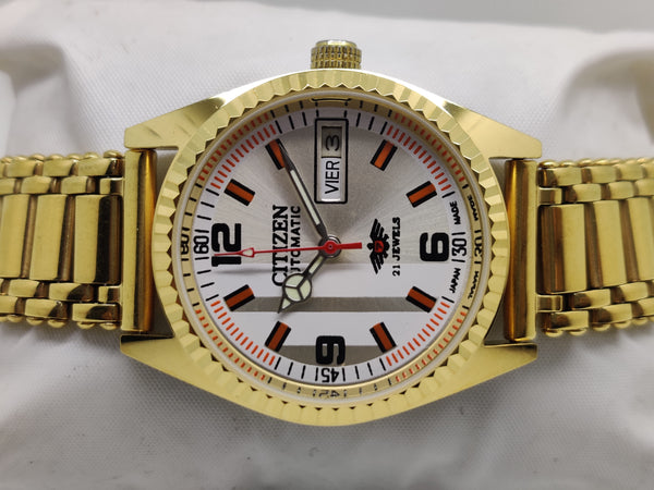 Citizen Automatic 8200 Movement stainless steel Japan Made 21 Jewels Men s Wrist Watch