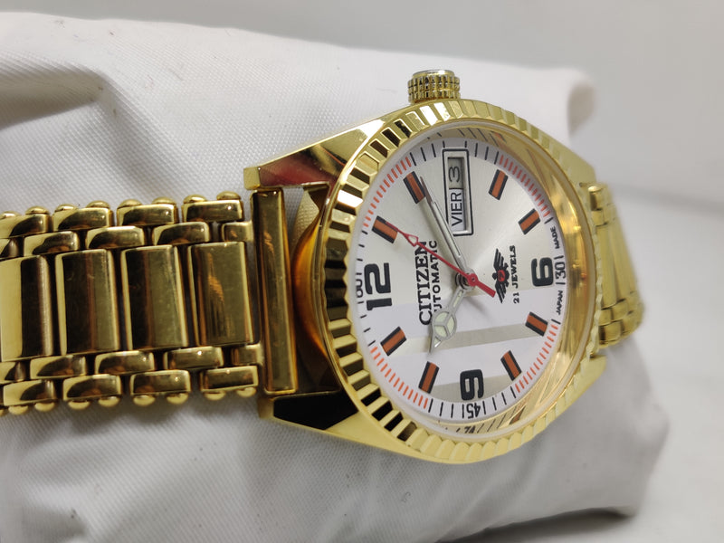 Citizen Automatic 8200 Movement stainless steel Japan Made 21 Jewels Men s Wrist Watch