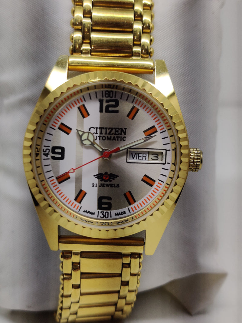 Citizen Automatic 8200 Movement stainless steel Japan Made 21 Jewels Men s Wrist Watch