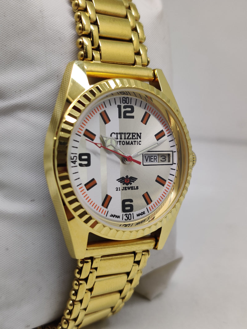 Citizen Automatic 8200 Movement stainless steel Japan Made 21 Jewels Men s Wrist Watch