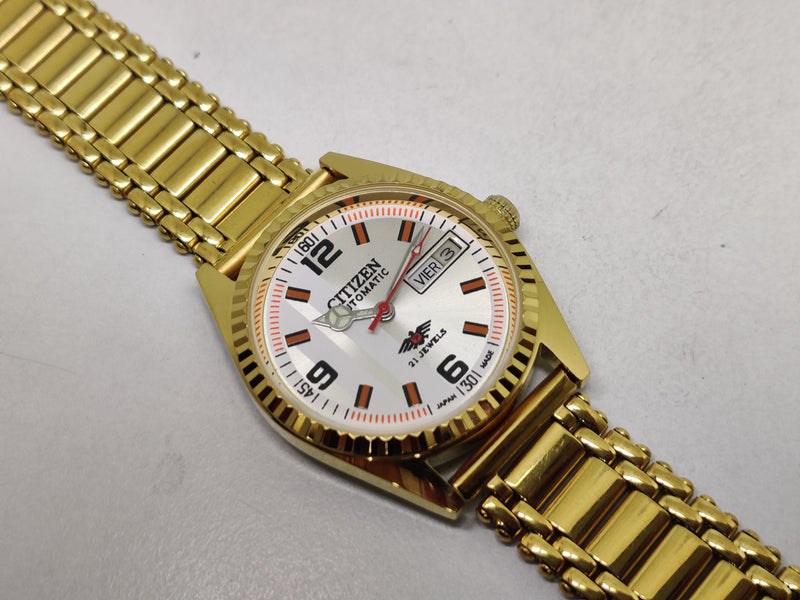 Citizen Automatic 8200 Movement stainless steel Japan Made 21 Jewels Men s Wrist Watch