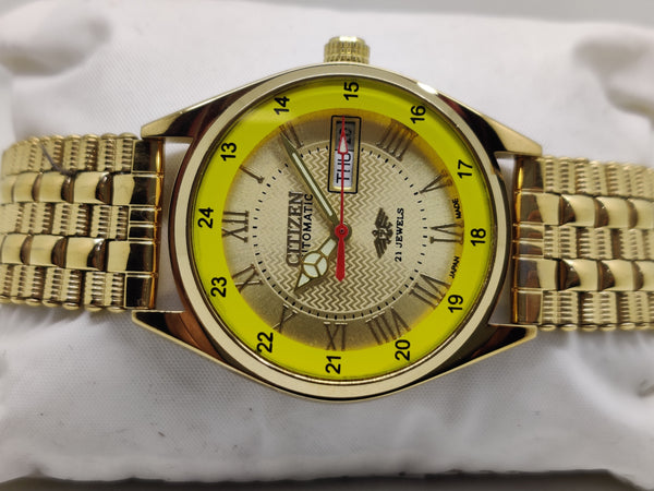 Citizen Automatic 8200 Movement stainless steel Japan Made 21 Jewels Men s Wrist Watch