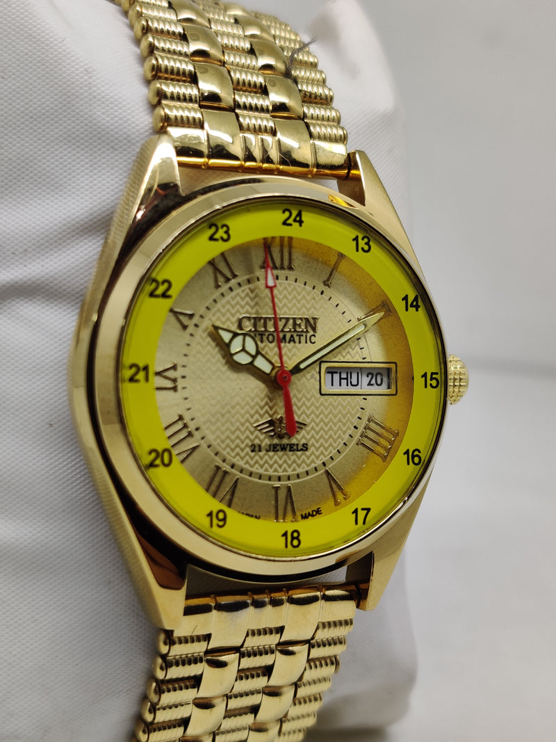 Citizen Automatic 8200 Movement stainless steel Japan Made 21 Jewels Men s Wrist Watch