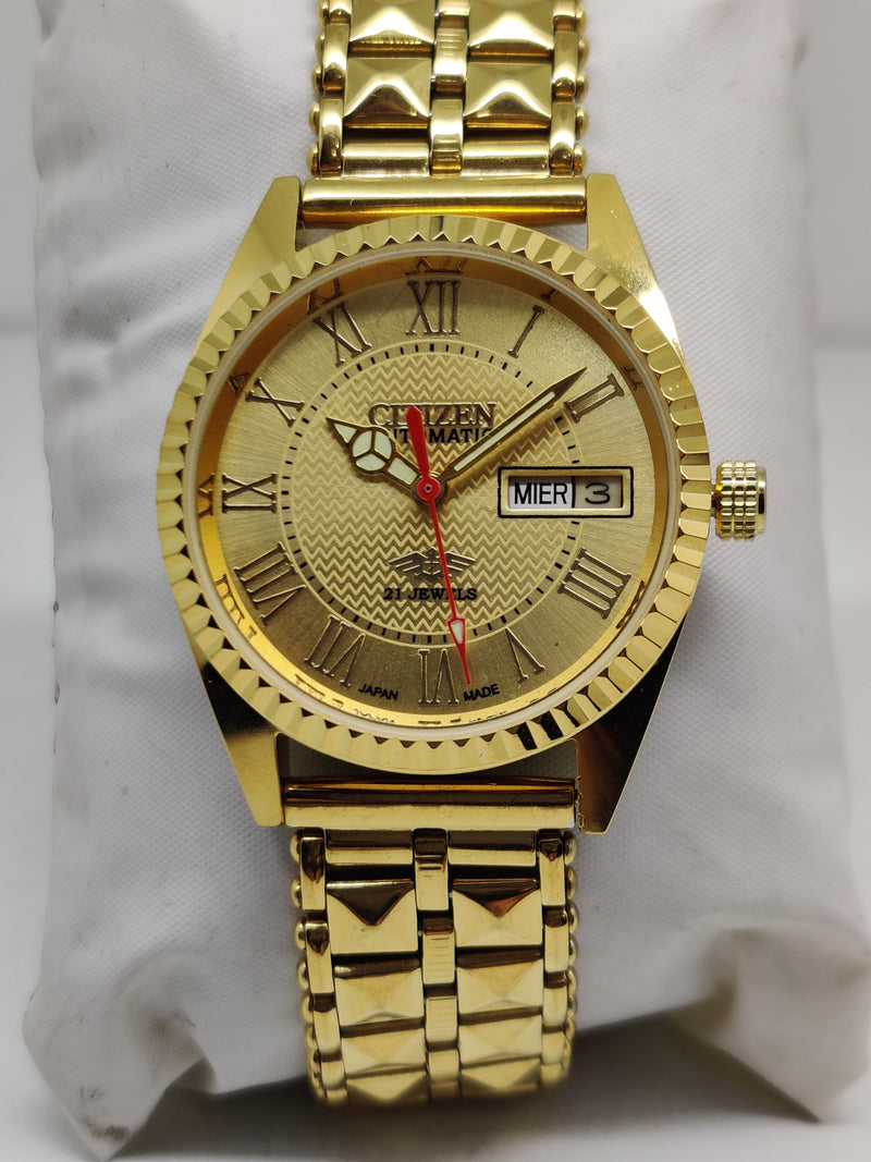 Citizen Automatic 8200 Movement stainless steel Japan Made 21 Jewels Men s Wrist Watch