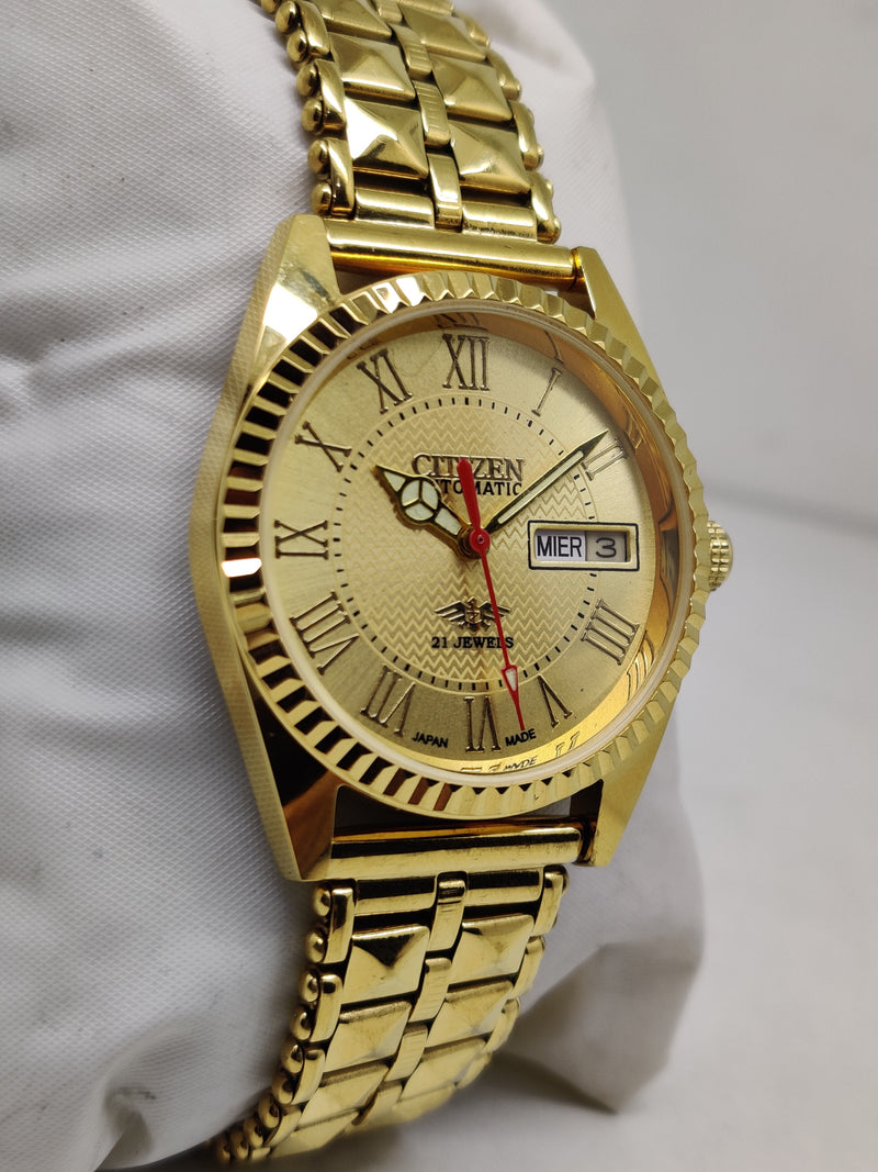 Citizen Automatic 8200 Movement stainless steel Japan Made 21 Jewels Men s Wrist Watch
