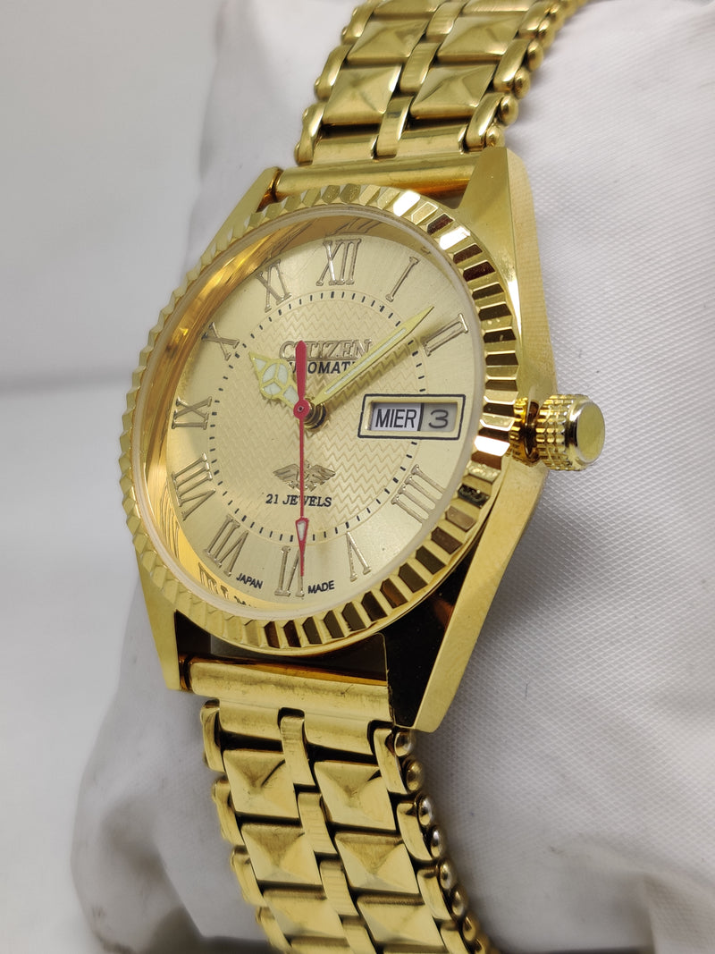 Citizen Automatic 8200 Movement stainless steel Japan Made 21 Jewels Men s Wrist Watch
