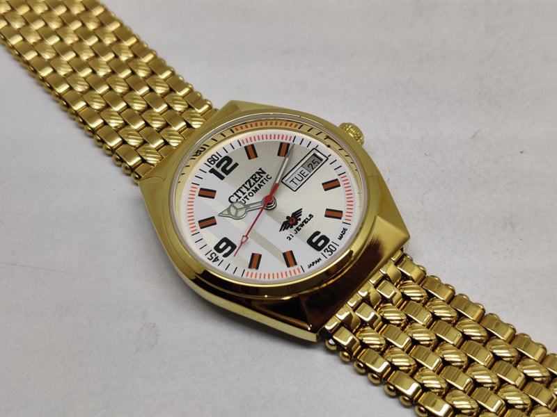 Citizen Automatic 8200 Movement stainless steel Japan Made 21 Jewels Men s Wrist Watch