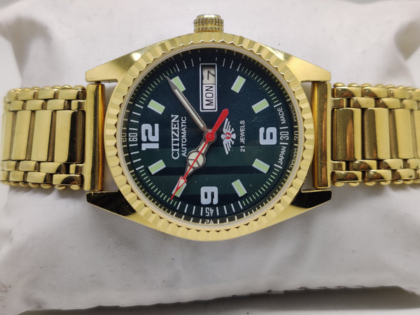 Citizen Automatic 8200 Movement stainless steel Japan Made 21 Jewels Men s Wrist Watch