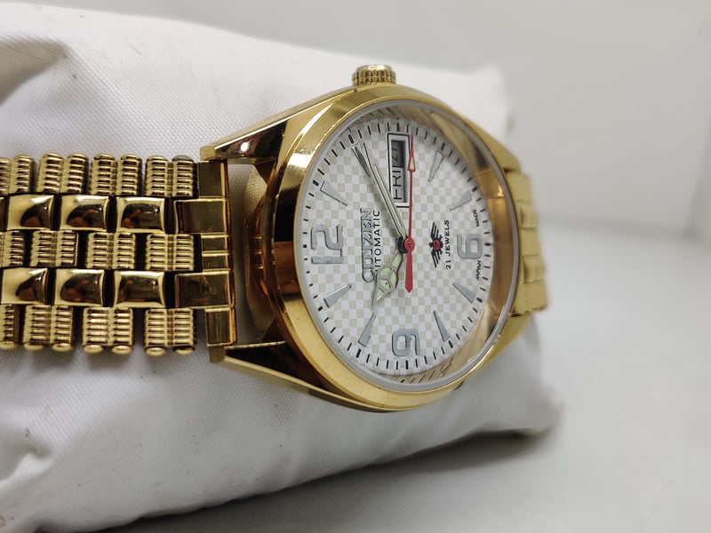 Citizen Automatic 8200 Movement stainless steel Japan Made 21 Jewels Men s Wrist Watch