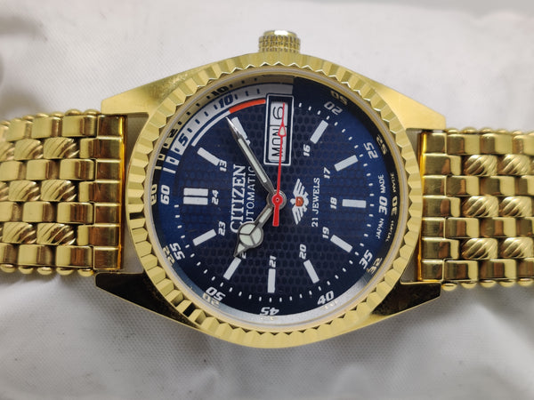 Citizen Automatic 8200 Movement stainless steel Japan Made 21 Jewels Men s Wrist Watch