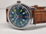 Hmt Pilot Mechanical Handwinding Movement stainless Steel Para Shock 17 Jewels Analog Dial Wrist Watch For Men