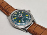 Hmt Pilot Mechanical Handwinding Movement stainless Steel Para Shock 17 Jewels Analog Dial Wrist Watch For Men