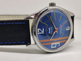 Hmt Pilot Mechanical Handwinding Movement stainless Steel Para Shock 17 Jewels Analog Dial Wrist Watch For Men