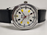 Hmt Pilot Mechanical Handwinding Movement stainless Steel Para Shock 17 Jewels Analog Dial Wrist Watch For Men