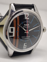 Hmt Pilot Mechanical Handwinding Movement stainless Steel Para Shock 17 Jewels Analog Dial Wrist Watch For Men