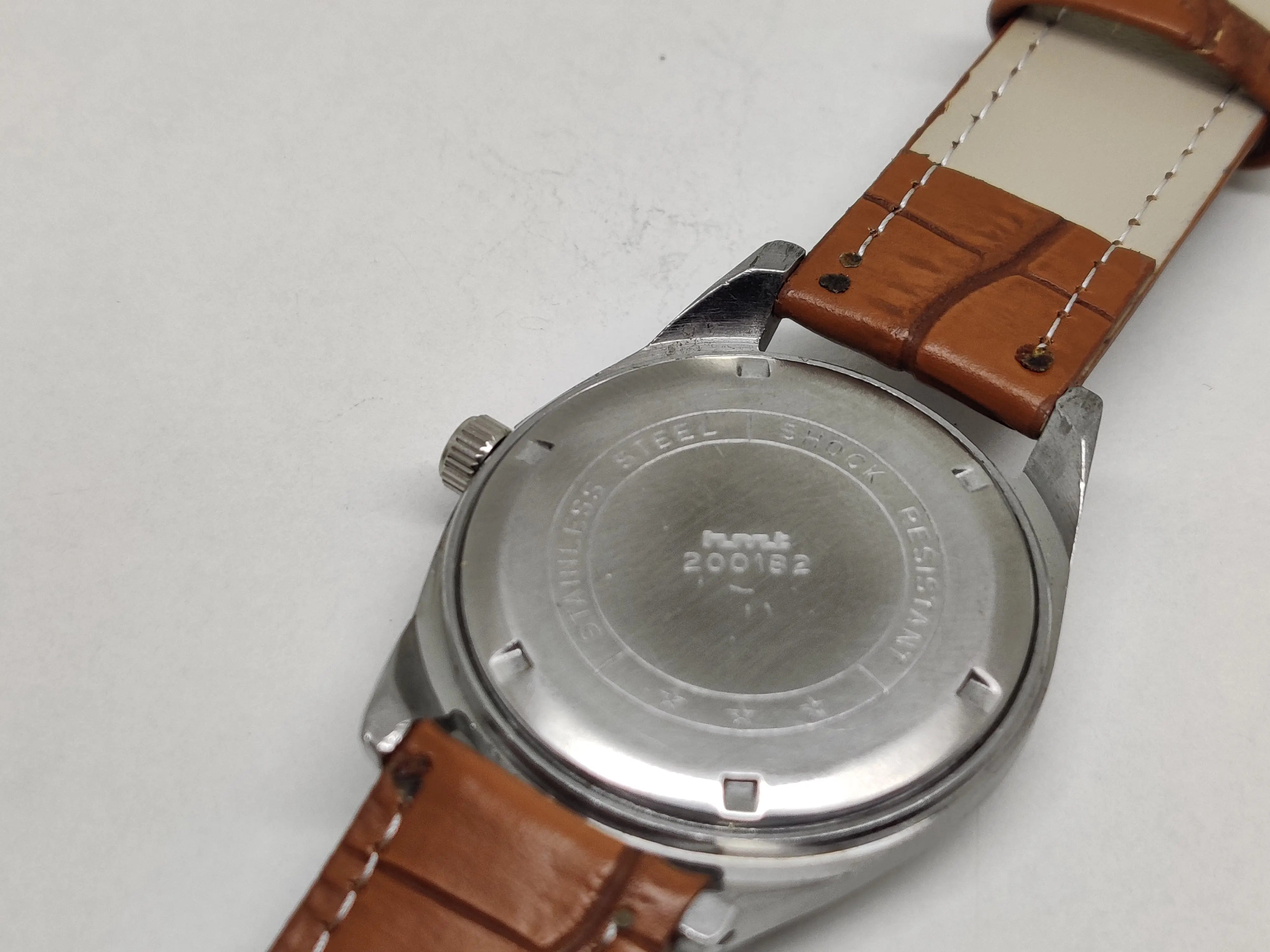 Hmt Pilot Mechanical Handwinding Movement stainless Steel Para Shock 17 Jewels Analog Dial Wrist Watch For Men National Watches