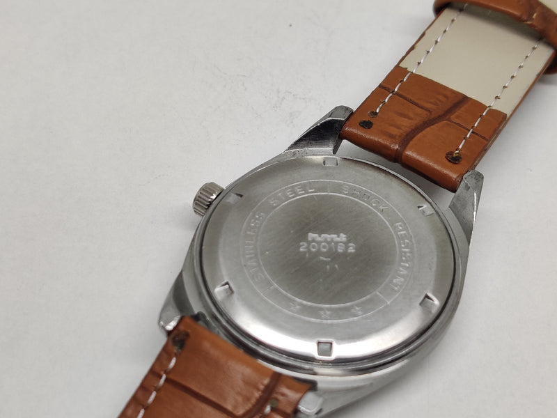 Hmt Pilot Mechanical Handwinding Movement stainless Steel Para Shock 17 Jewels Analog Dial Wrist Watch For Men