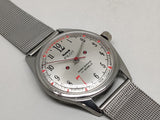 Hmt Pilot Mechanical Handwinding Movement stainless Steel Para Shock 17 Jewels Analog Dial Wrist Watch For Men