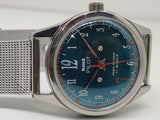 Hmt Pilot Mechanical Handwinding Movement stainless Steel Para Shock 17 Jewels Analog Dial Wrist Watch For Men