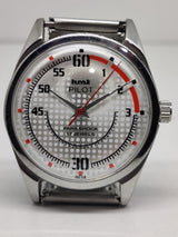 Hmt Pilot Mechanical Handwinding Movement stainless Steel Para Shock 17 Jewels Analog Dial Wrist Watch For Men
