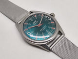 Hmt Pilot Mechanical Handwinding Movement stainless Steel Para Shock 17 Jewels Analog Dial Wrist Watch For Men