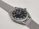 Hmt Pilot Mechanical Handwinding Movement stainless Steel Para Shock 17 Jewels Analog Dial Wrist Watch For Men