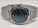 Hmt Pilot Mechanical Handwinding Movement stainless Steel Para Shock 17 Jewels Analog Dial Wrist Watch For Men
