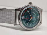 Hmt Pilot Mechanical Handwinding Movement stainless Steel Para Shock 17 Jewels Analog Dial Wrist Watch For Men