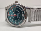 Hmt Pilot Mechanical Handwinding Movement stainless Steel Para Shock 17 Jewels Analog Dial Wrist Watch For Men