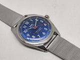 Hmt Pilot Mechanical Handwinding Movement stainless Steel Para Shock 17 Jewels Analog Dial Wrist Watch For Men