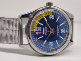 Hmt Pilot Mechanical Handwinding Movement stainless Steel Para Shock 17 Jewels Analog Dial Wrist Watch For Men