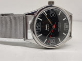 Hmt Pilot Mechanical Handwinding Movement stainless Steel Para Shock 17 Jewels Analog Dial Wrist Watch For Men