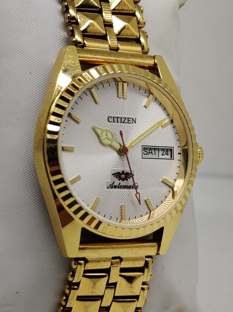 Citizen Automatic 8200 Movement stainless steel Japan Made 21 Jewels Men s Wrist Watch