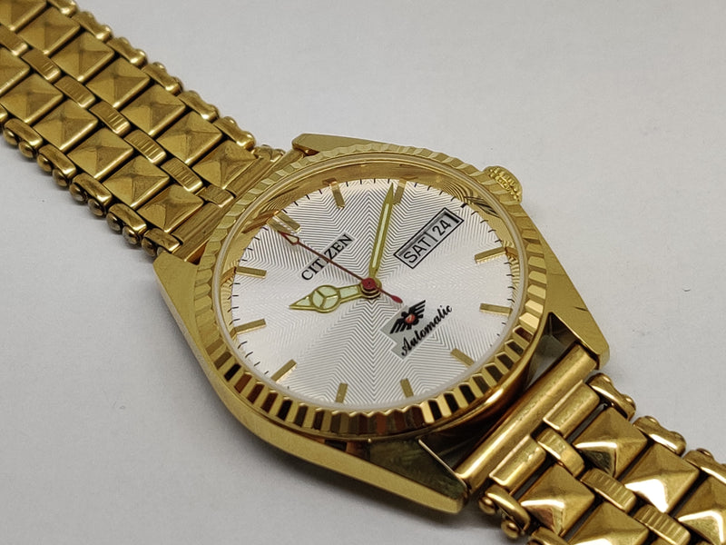 Citizen Automatic 8200 Movement stainless steel Japan Made 21 Jewels Men s Wrist Watch