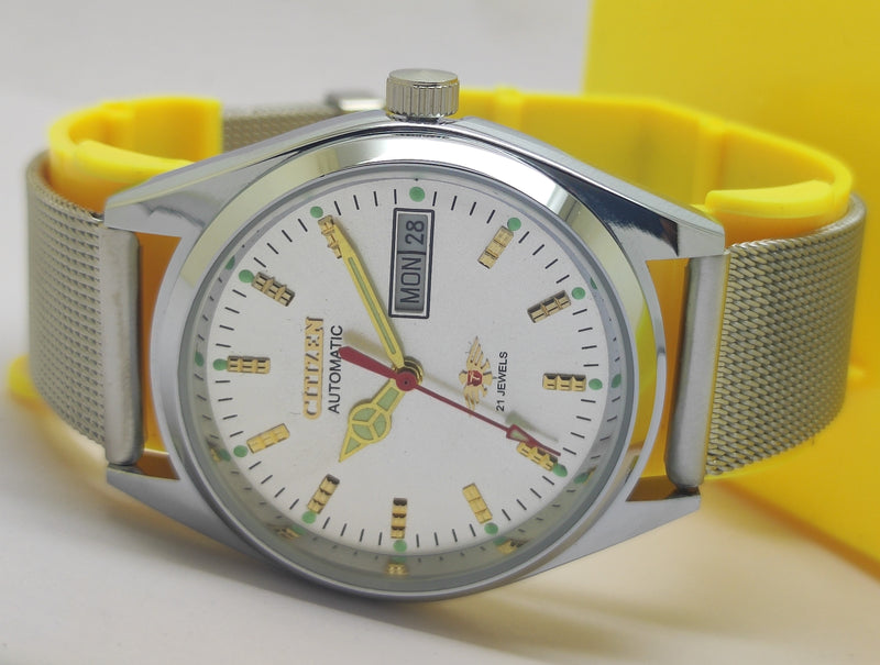 Citizen Automatic 8200 Movement stainless steel Japan Made 21 Jewels Men s Wrist Watch
