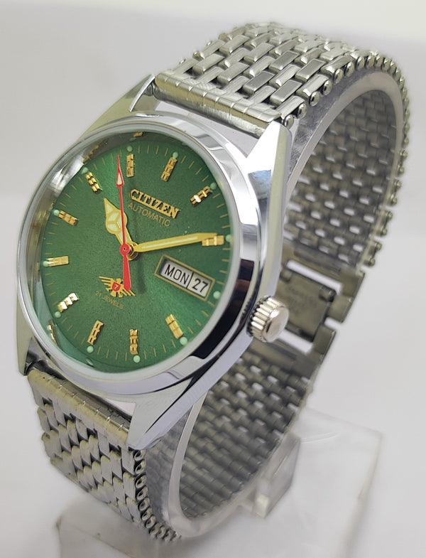 Citizen Automatic 8200 Movement stainless steel Japan Made 21 Jewels Men s Wrist Watch