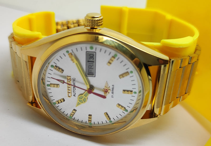 Citizen Automatic 8200 Movement stainless steel Japan Made 21 Jewels Men s Wrist Watch
