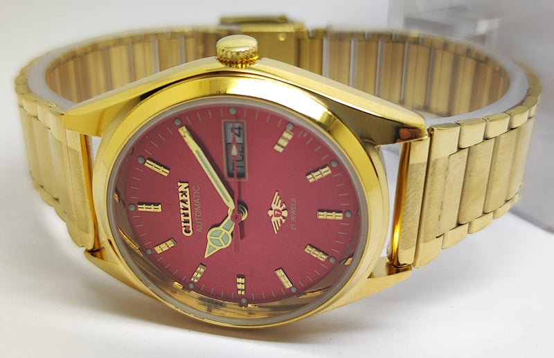 Citizen Automatic 8200 Movement stainless steel Japan Made 21 Jewels Men s Wrist Watch