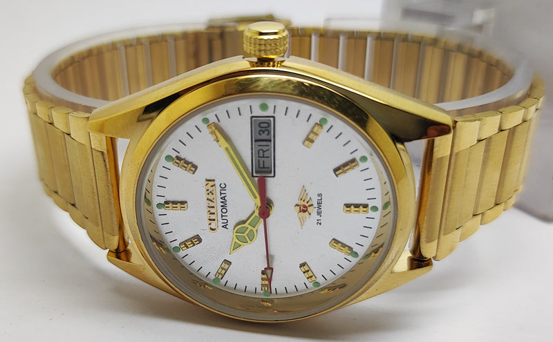 Citizen Automatic 8200 Movement stainless steel Japan Made 21 Jewels Men s Wrist Watch