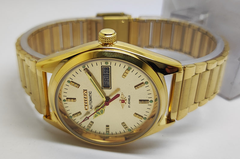 Citizen Automatic 8200 Movement stainless steel Japan Made 21 Jewels Men s Wrist Watch
