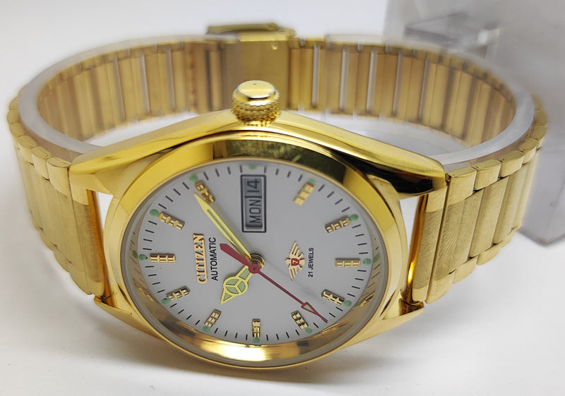 Citizen Automatic 8200 Movement stainless steel Japan Made 21 Jewels Men s Wrist Watch