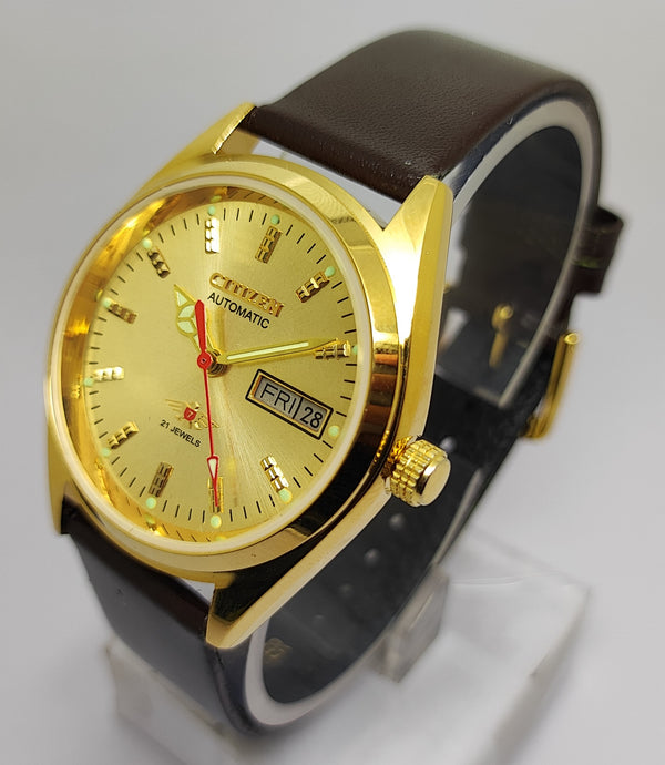 Citizen Automatic 8200 Movement stainless steel Japan Made 21 Jewels Men s Wrist Watch