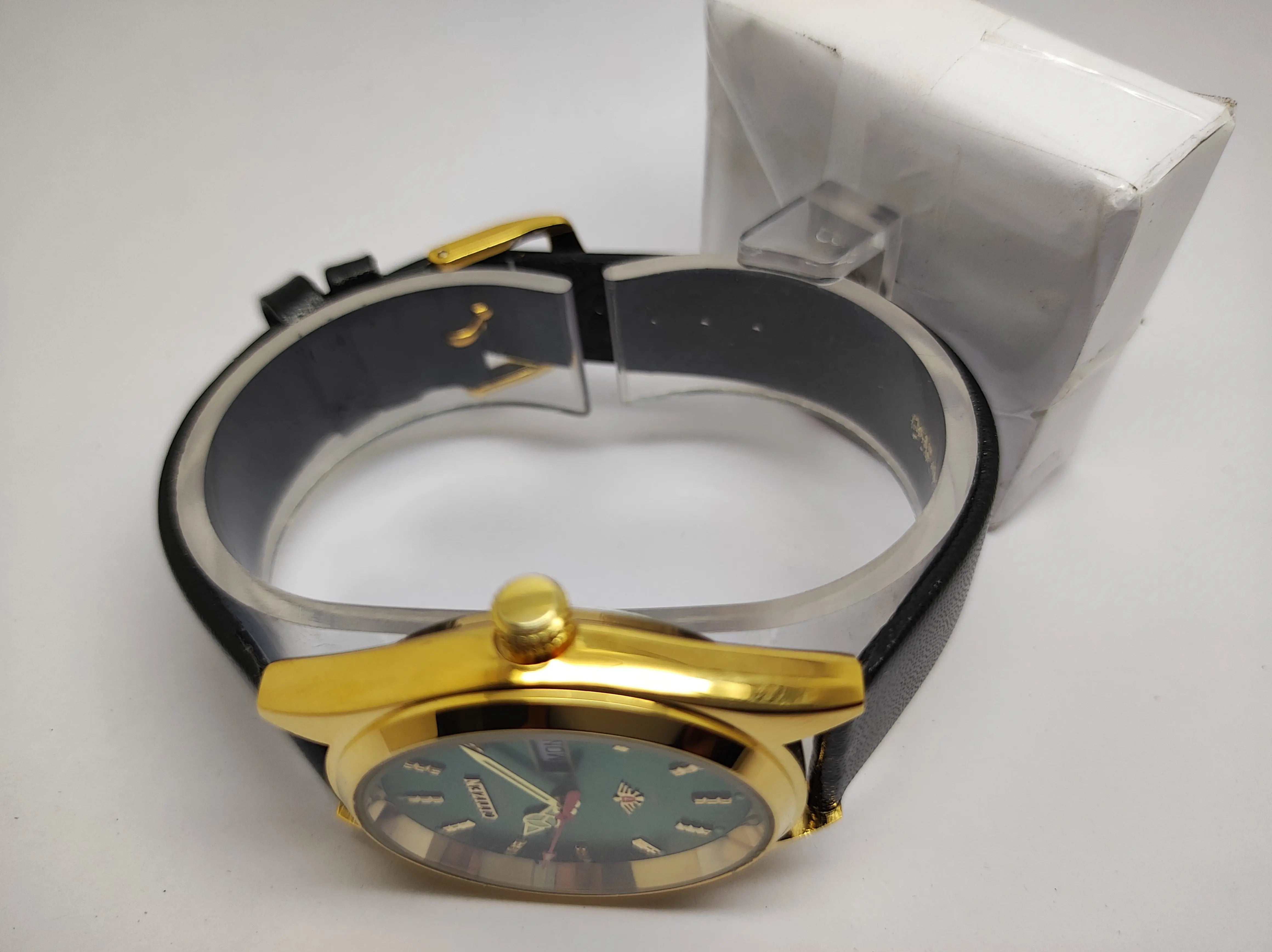 Citizen Automatic 8200 Movement stainless steel Japan Made 21 Jewels Men s Wrist Watch National Watches