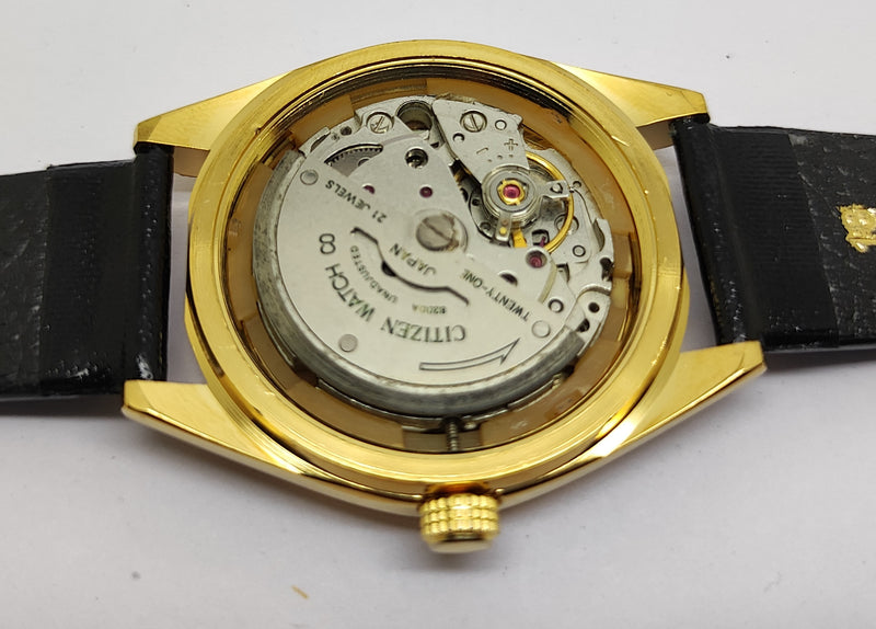 Citizen Automatic 8200 Movement stainless steel Japan Made 21 Jewels Men s Wrist Watch