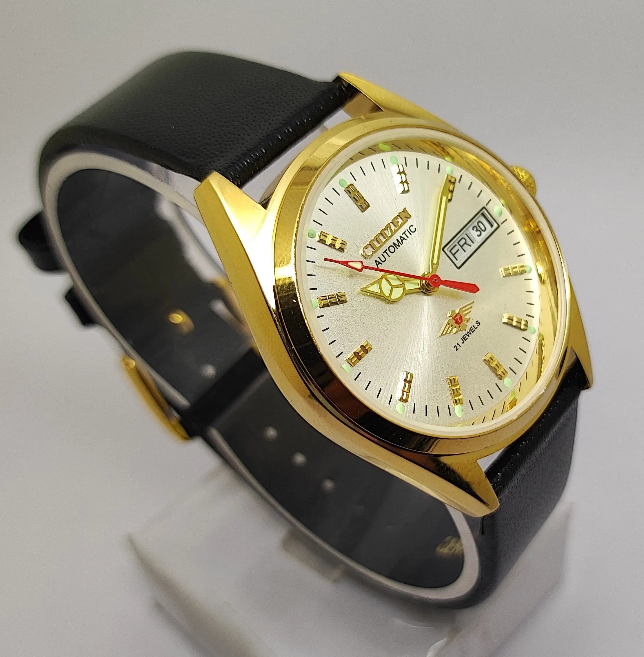 Citizen Automatic 8200 Movement stainless steel Japan Made 21 Jewels Men s Wrist Watch National Watches