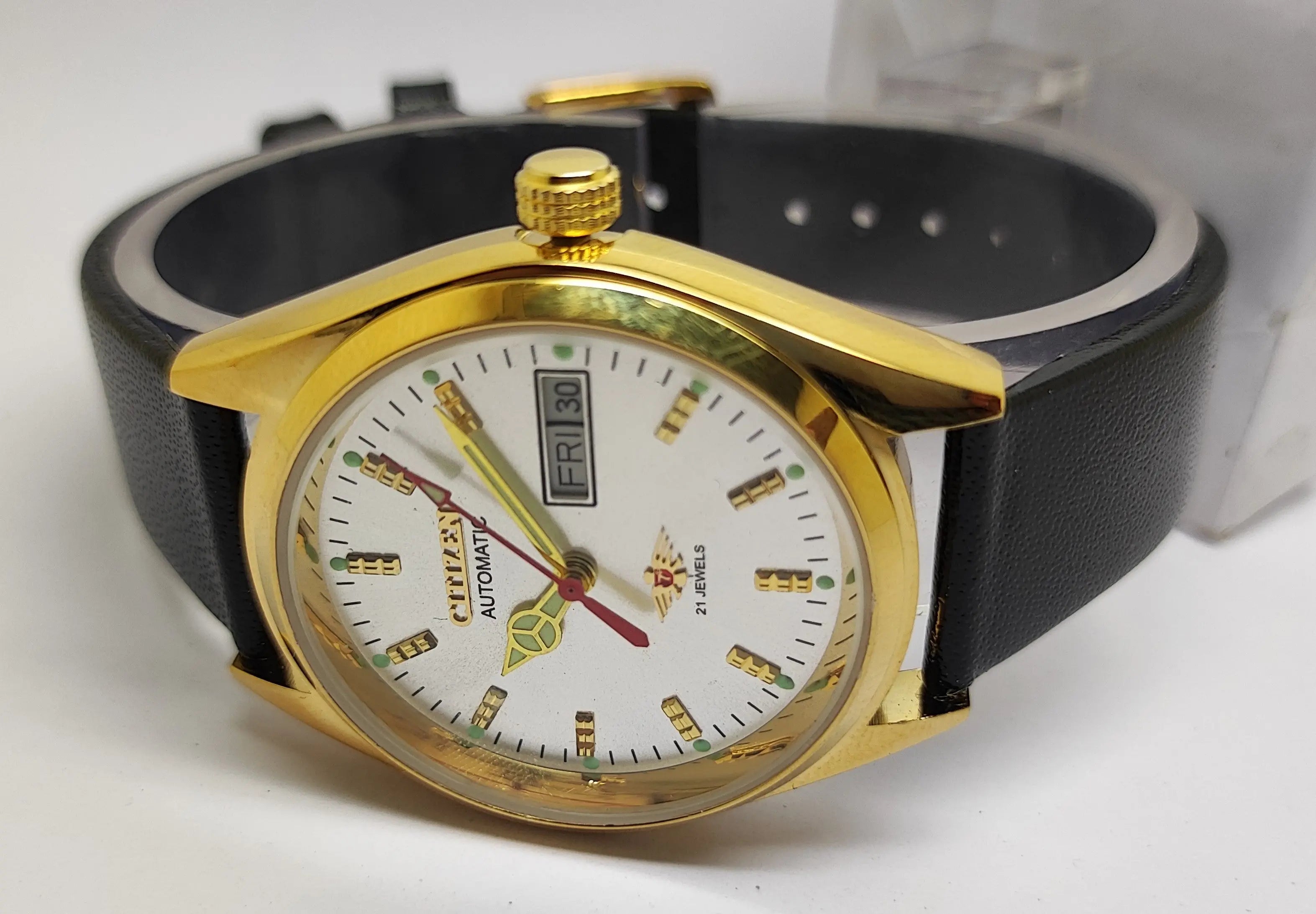 Citizen Automatic 8200 Movement stainless steel Japan Made 21 Jewels Men s Wrist Watch National Watches