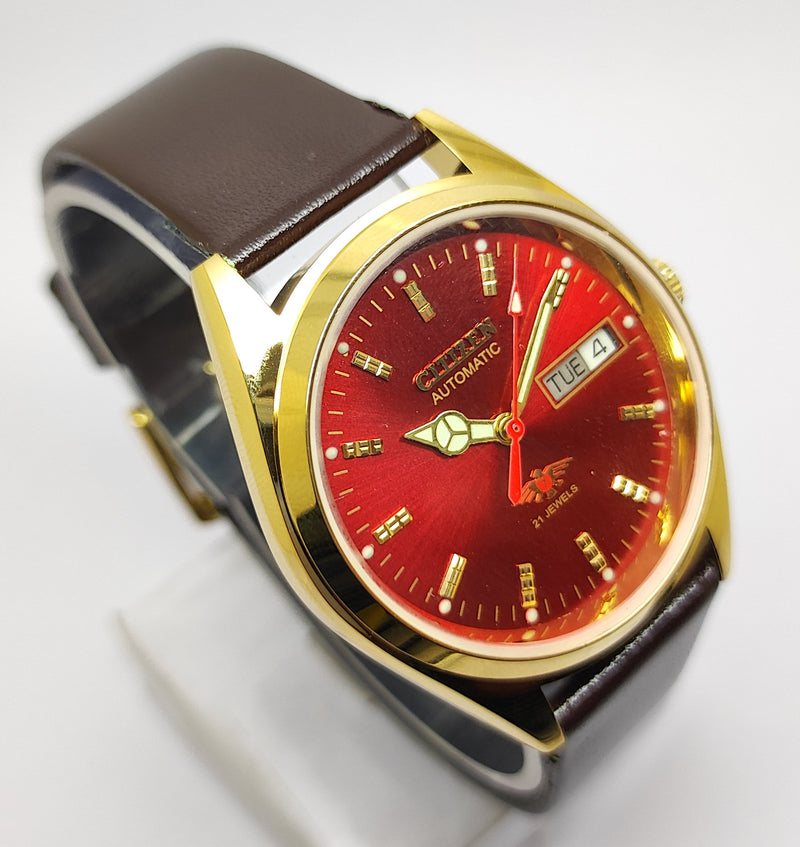 Citizen Automatic 8200 Movement stainless steel Japan Made 21 Jewels Men s Wrist Watch