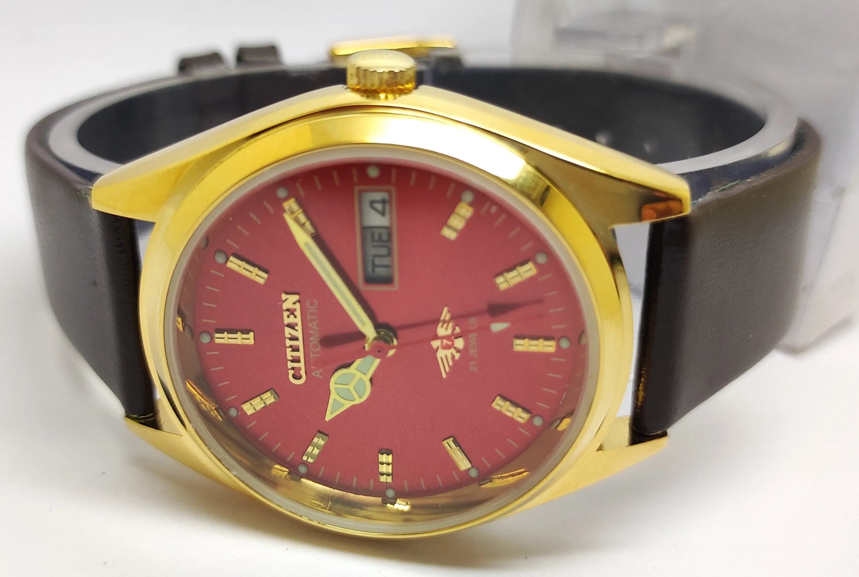 Citizen Automatic 8200 Movement stainless steel Japan Made 21 Jewels Men s Wrist Watch National Watches